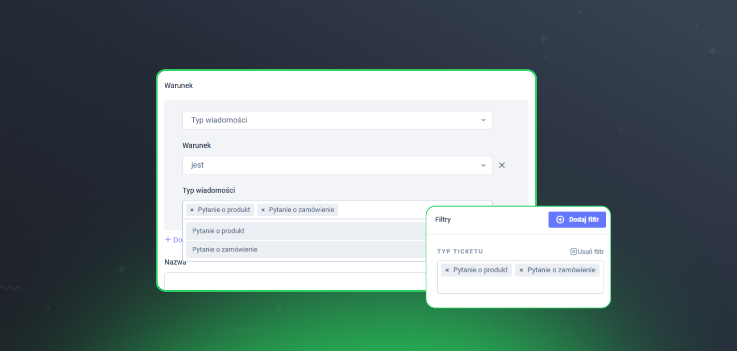 Allegro: rozróżnianie pytań o produkt i pytań o zamówienie