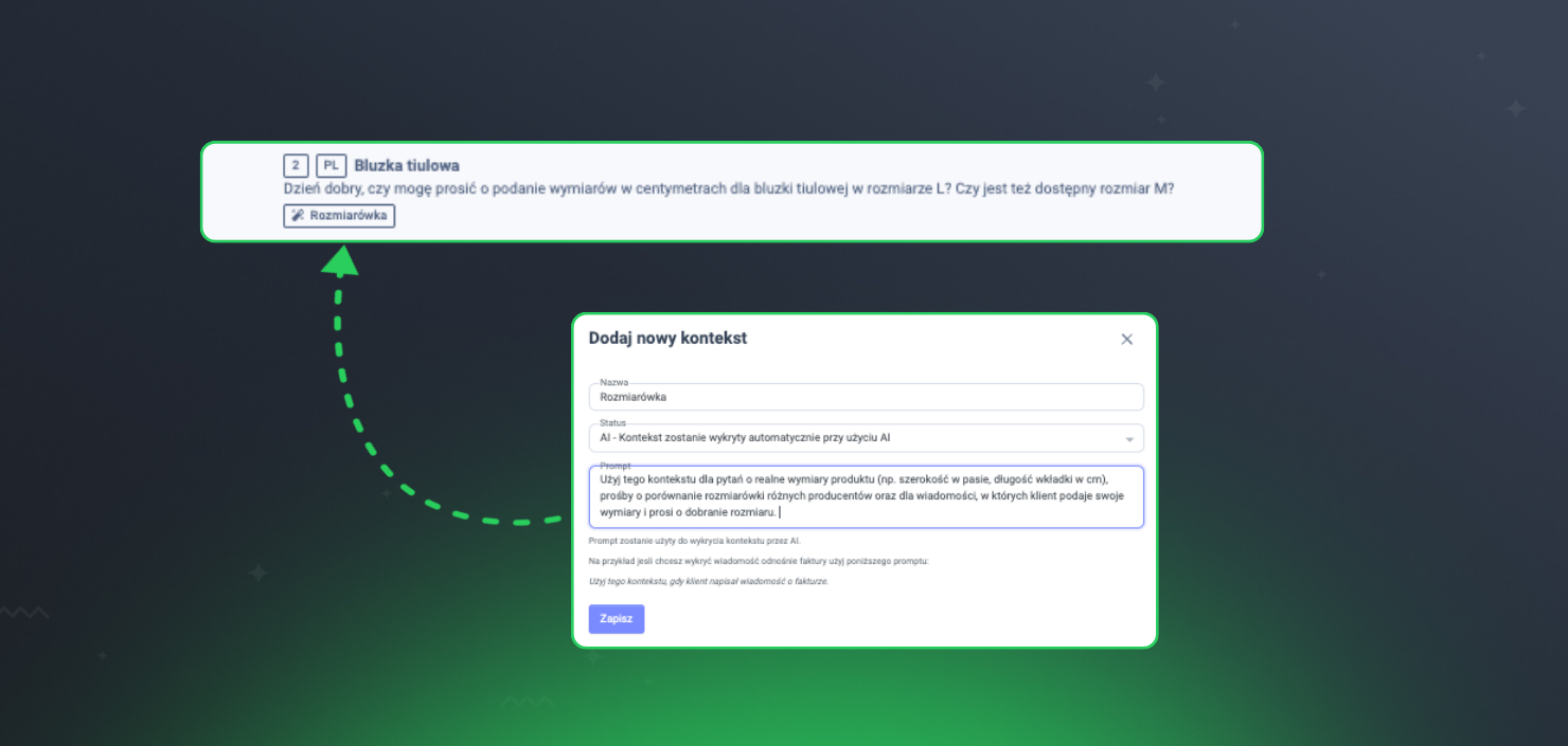 Własne konteksty AI